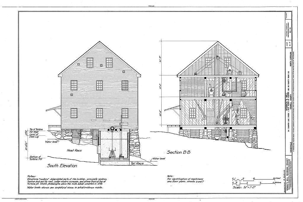 Womack's Mill, Yanceyville, Caswell County, NC