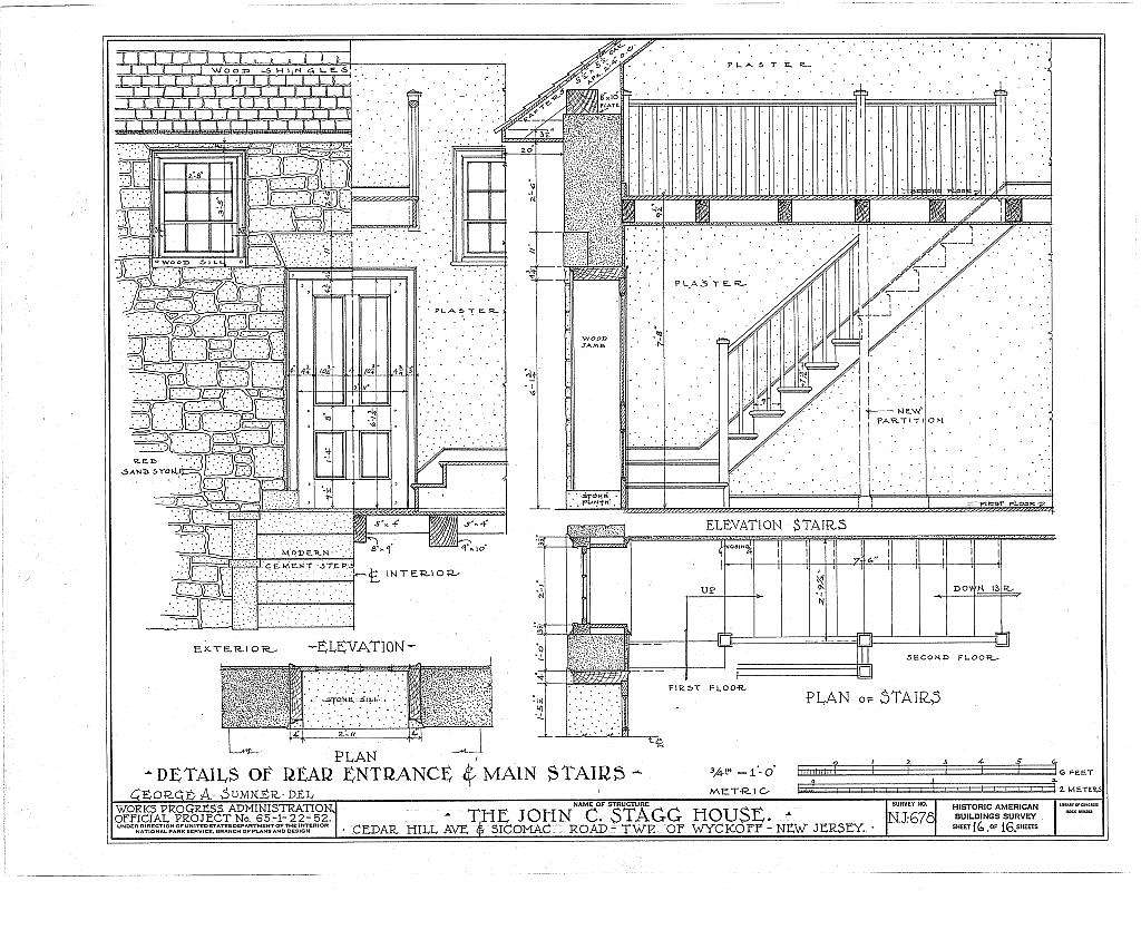 John C. Stagg House, Sicomac Road & Cedar Hill Avenue, Wyckoff, Bergen County, NJ