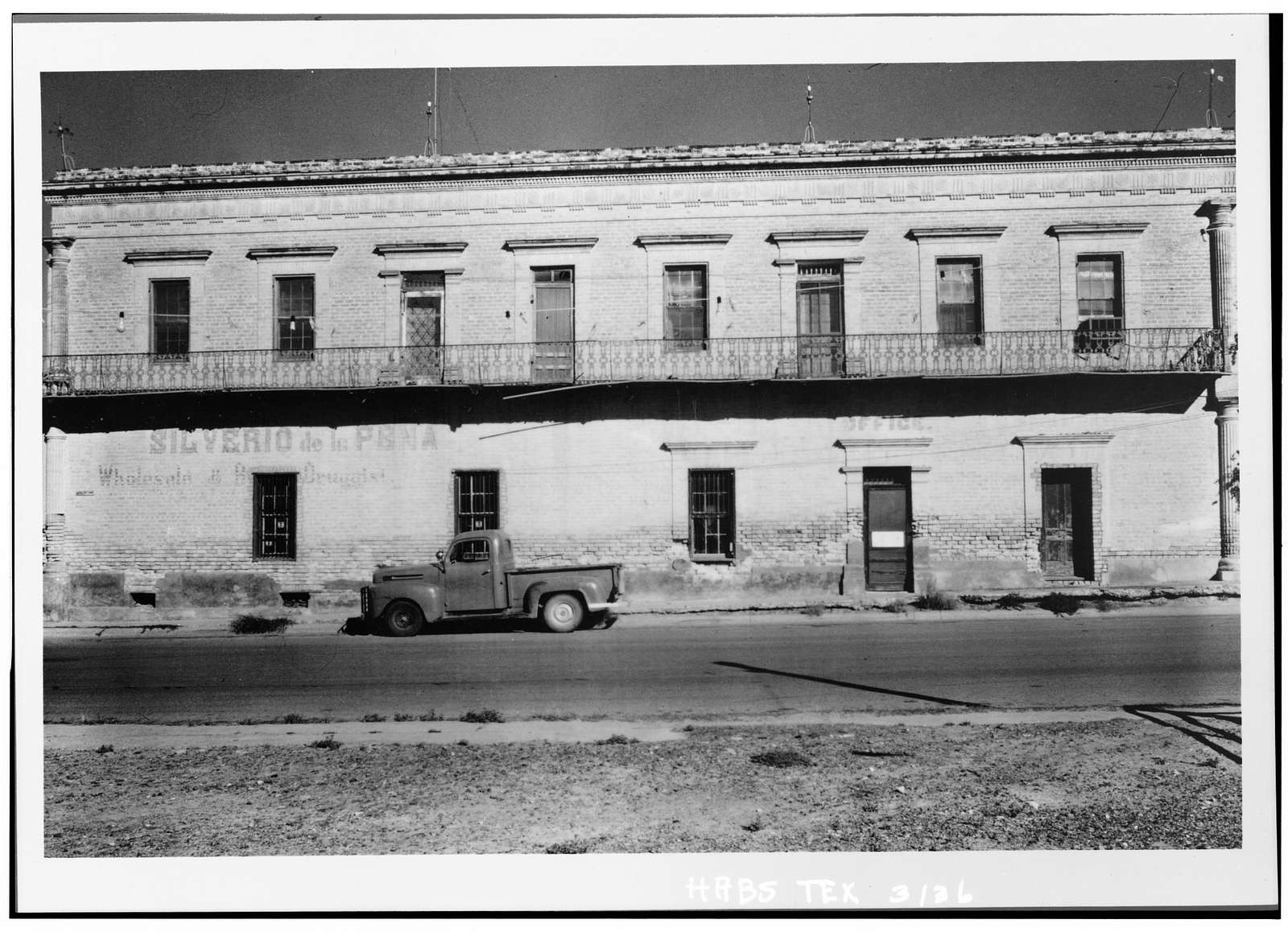 Silverio De La Pena Drugstore & Post Office, Main & Lopez Streets, Rio Grande City, Starr County, TX