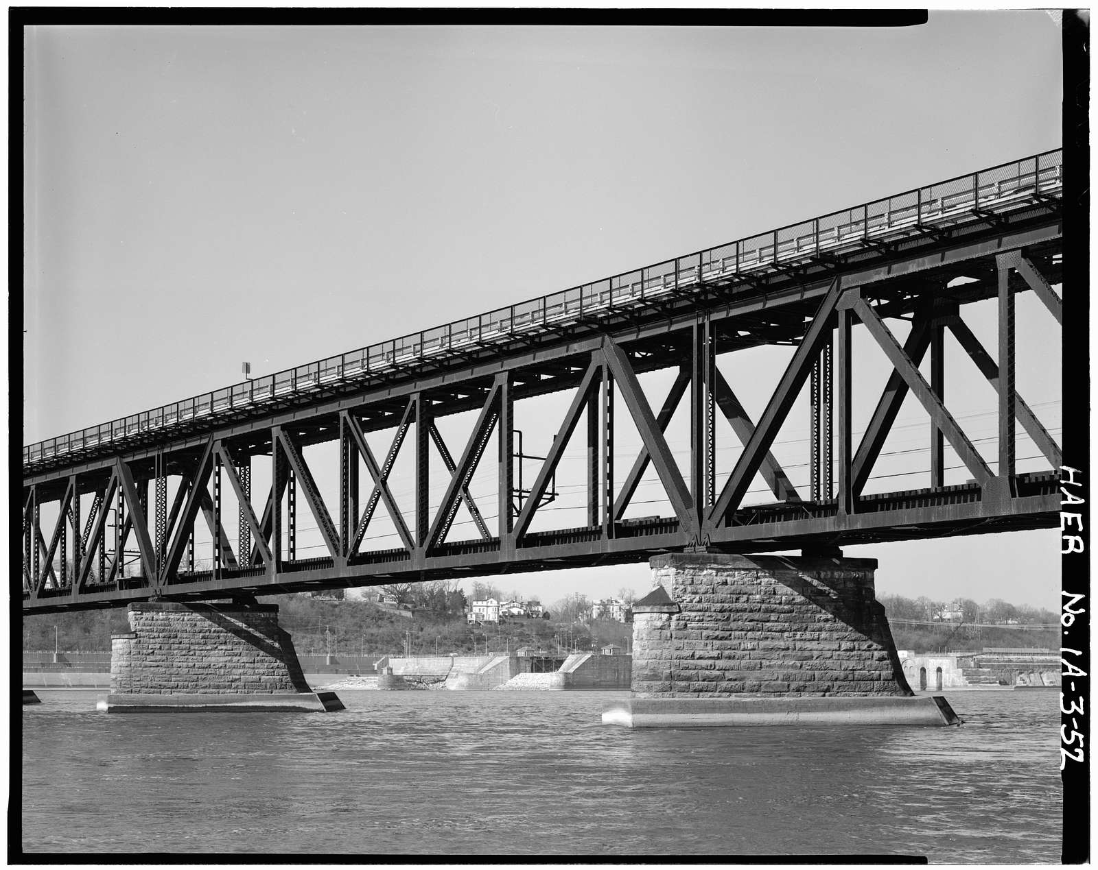Keokuk & Hamilton Bridge, Spanning Mississippi River, Keokuk, Lee County, IA