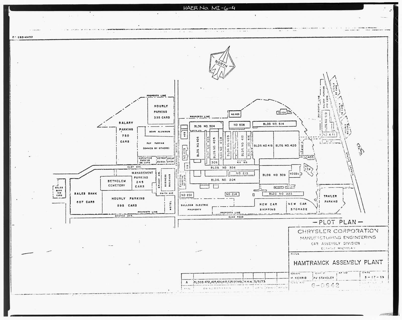 Dodge Brothers Motor Car Company Plant, Between Joseph Campau & Conant Avenues, Hamtramck, Wayne County, MI