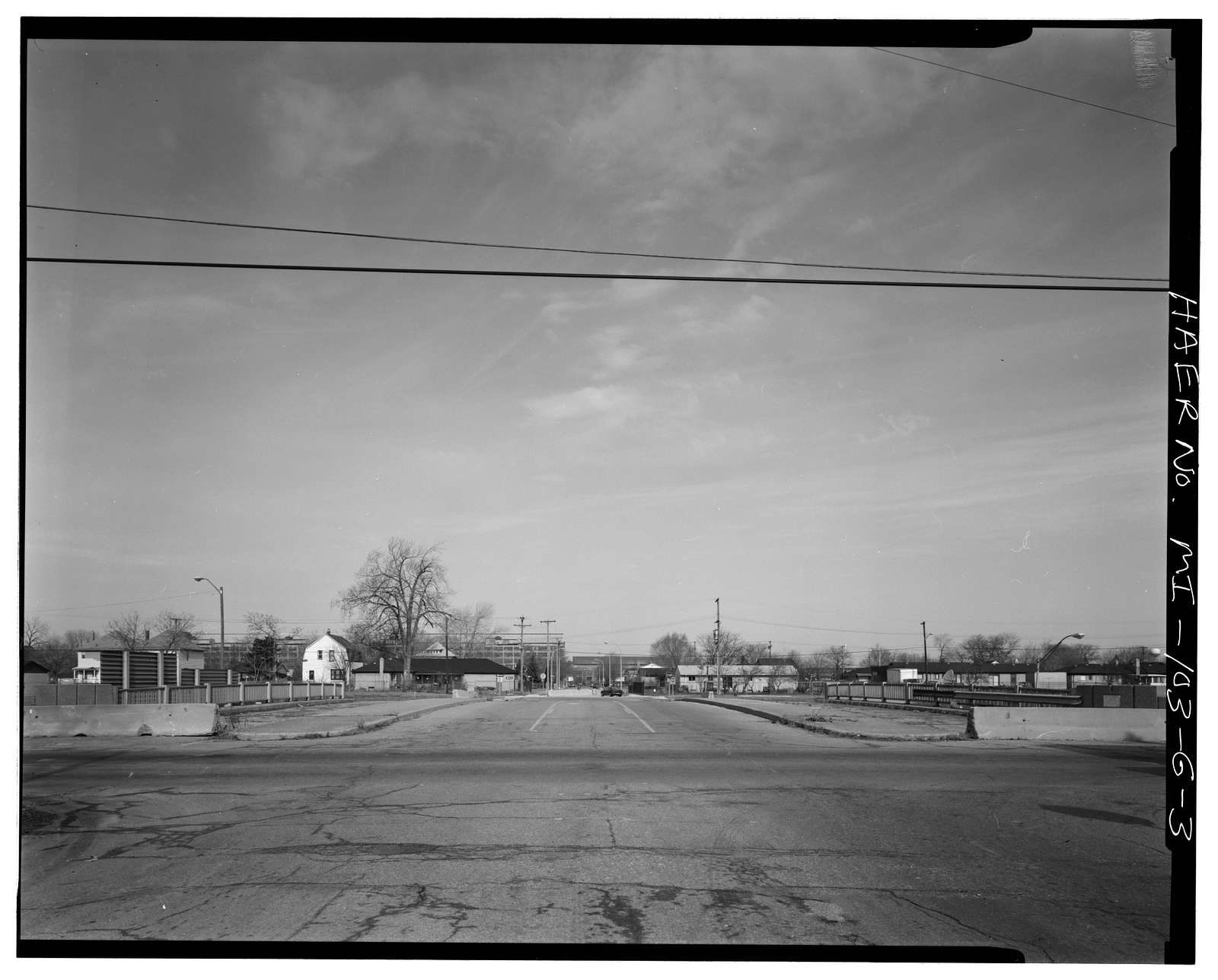Davison Freeway, Brush Street Avenue Bridge, Spanning Davison Freeway, Highland Park, Wayne County, MI