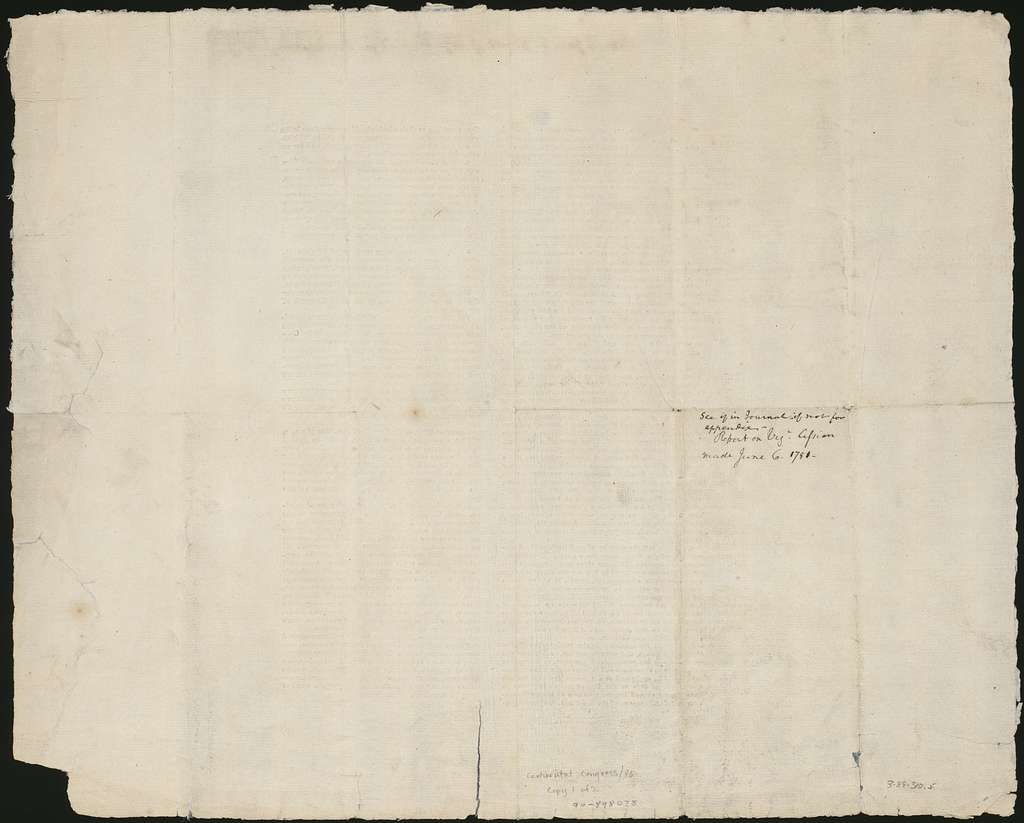 The committee, to whom were referred the act of the legislature of Virginia, of the 2d of January, 1781, and the report thereon, report ...