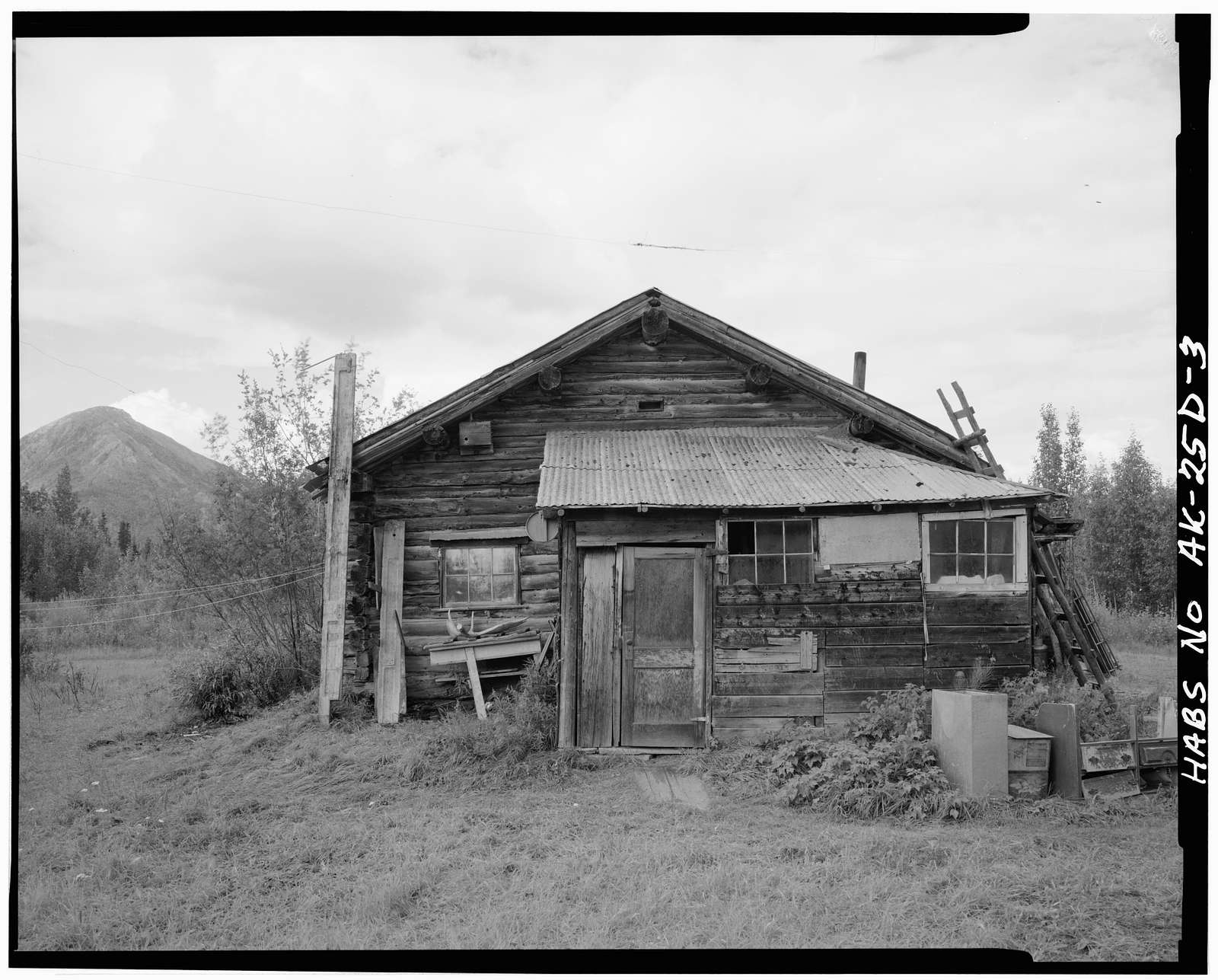 Dow Ulen Cabin & Wind Generator, Koyukuk River at Wiseman Creek, Bettles Vicinity, Wiseman, Yukon-Koyukuk Census Area, AK