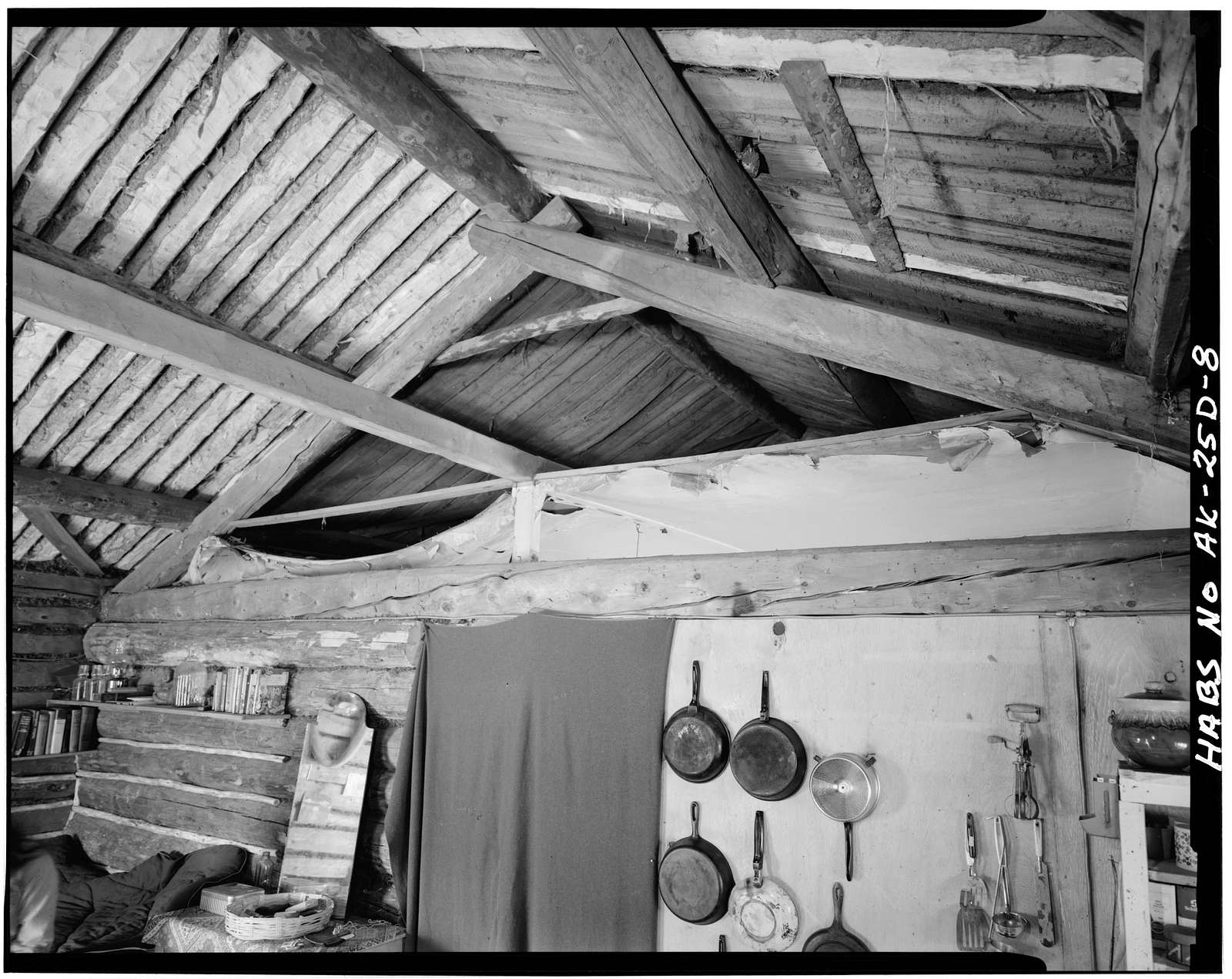 Dow Ulen Cabin & Wind Generator, Koyukuk River at Wiseman Creek, Bettles Vicinity, Wiseman, Yukon-Koyukuk Census Area, AK
