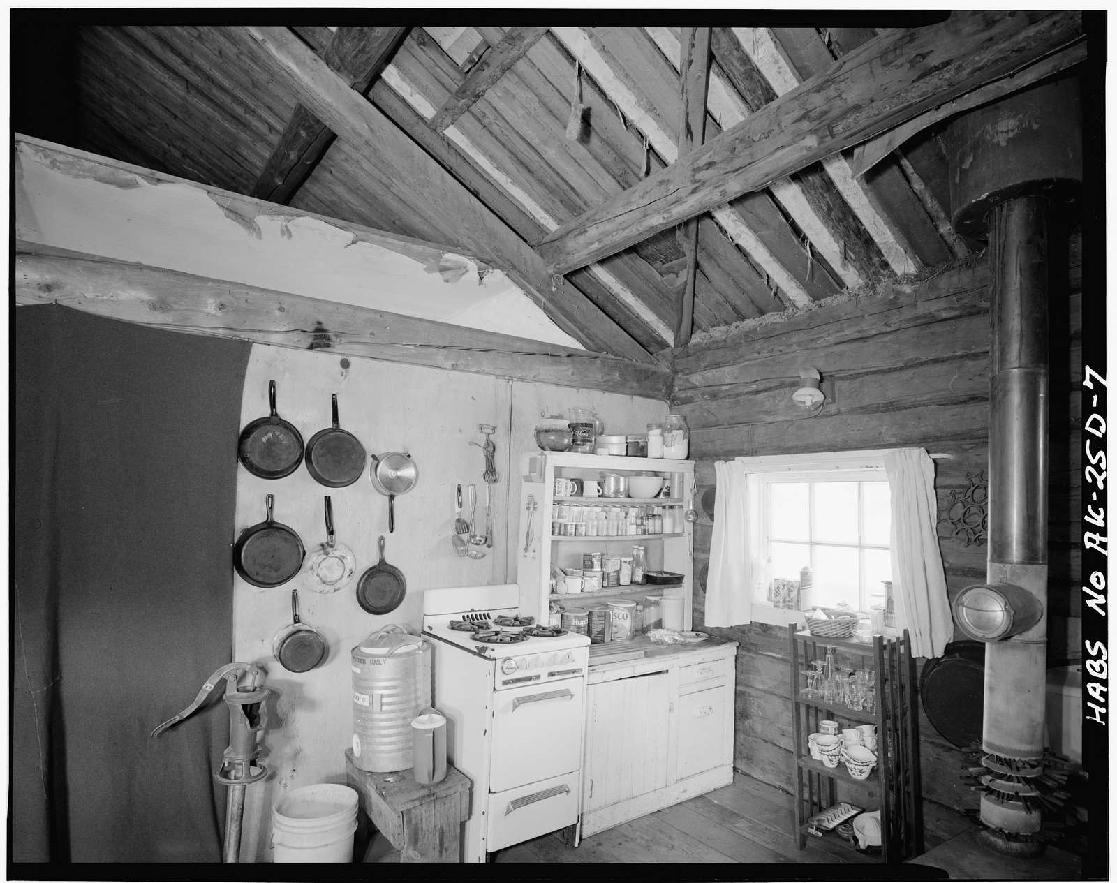 Dow Ulen Cabin & Wind Generator, Koyukuk River at Wiseman Creek, Bettles Vicinity, Wiseman, Yukon-Koyukuk Census Area, AK