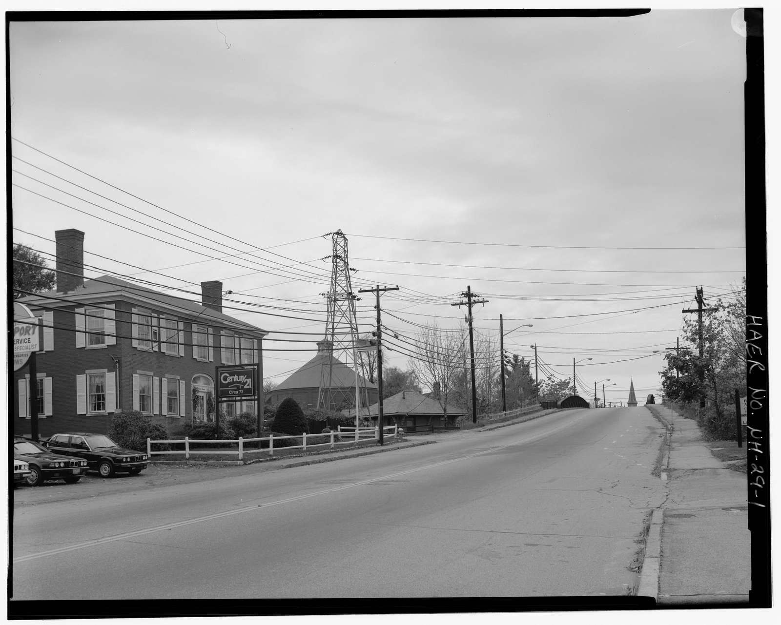 Water Street Bridge, Spanning Boston & Maine Railroad tracks at Water Street (U.S. Route 3), Concord, Merrimack County, NH