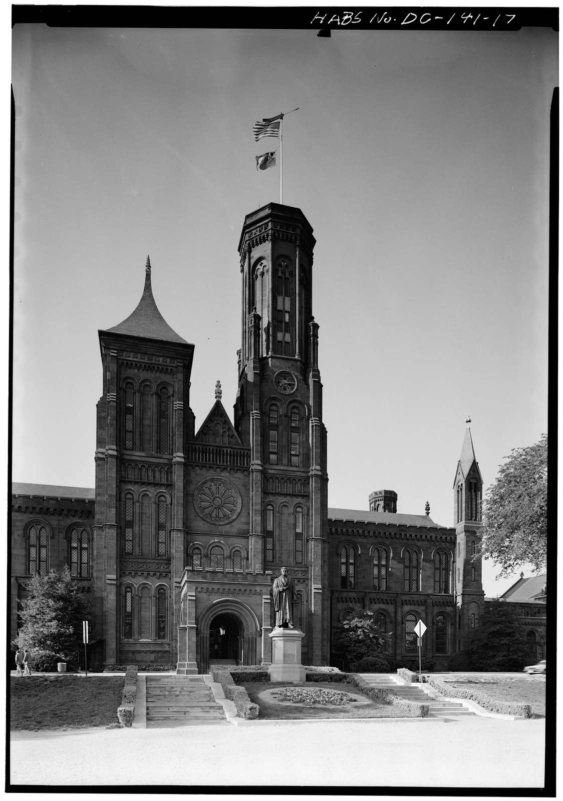 Smithsonian Institution Building, 1000 Jefferson Drive, between Ninth & Twelfth Streets, Southwest, Washington, District of Columbia, DC