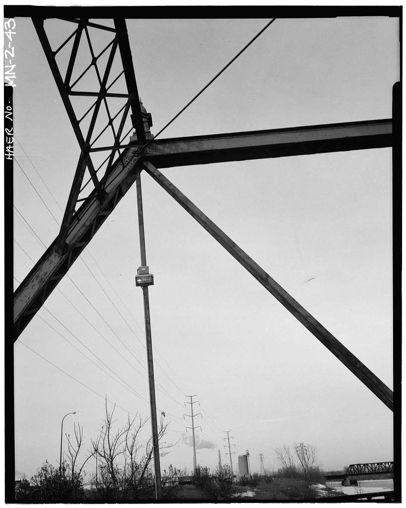 Broadway Bridge, Spanning Mississippi River at Broadway Street, Minneapolis, Hennepin County, MN