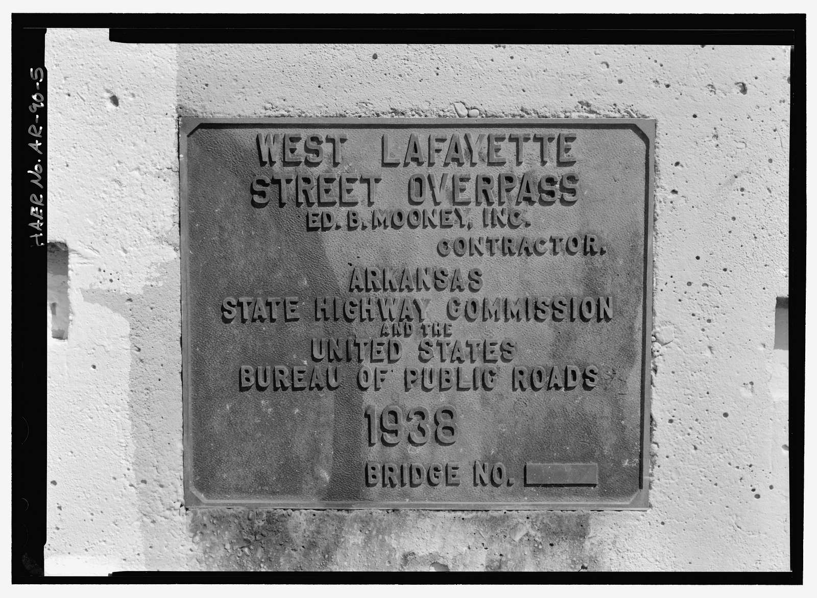 Lafayette Street Overpass, Spanning former St. Louis & San Francisco Railway at Lafayette Street, Fayetteville, Washington County, AR